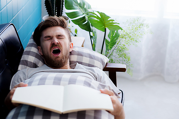 포토 JPG 해외이미지 교육 남자 휴식 주택 실내 피곤 한명 사람 책 스터디 소파 방 잡기 잠 지루함 읽기 낮잠 하품 리빙 해외포토 1 감정 컨셉 의자 모션 내부 건물 학습 생리현상 파일형식 이미지허브