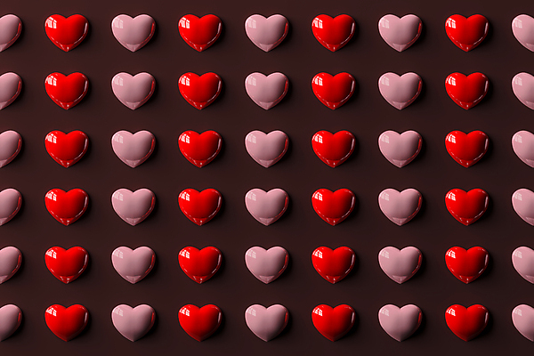 포토 JPG 해외이미지 분홍색 백그라운드 패턴 벽지 발렌타인데이 사람없음 그래픽 3D 하트 질감 해외포토 모양 컬러 무늬 데이이벤트 디지털합성 파일형식 이미지허브
