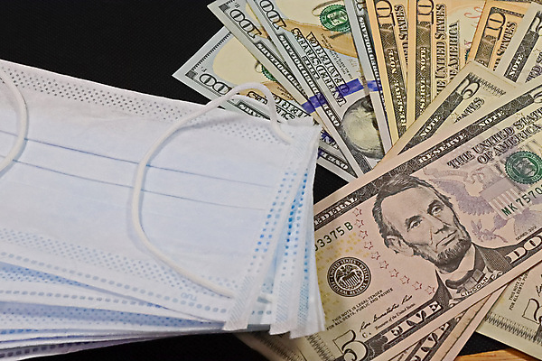 포토 JPG 해외이미지 얼굴 돈 비즈니스 건강 가면 사람없음 금융 경제 건강관리 달러 미국 저축 수술 바이러스 보호 질병 위험 가격 일회용 감염 계산서 백신 위기 전염병 해외포토 컨셉 북아메리카 의학 관리 신체부위 치료 재산 파일형식 이미지허브