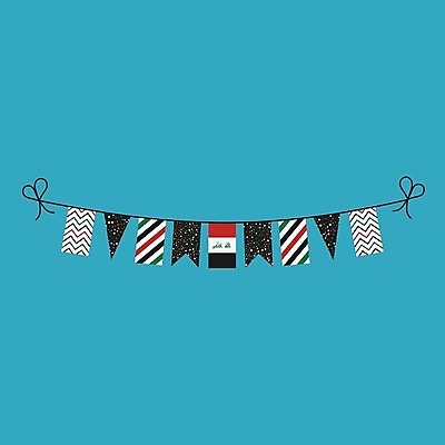 EPS 해외이미지 전통 디자인 행복 문화 줄 캠페인 여행 컨셉 일러스트 휴가 기념 이벤트 그래픽 장식 파티 축제 웹 자유 축하 깃발 플랫 만화 선거 심볼 사인 애국심 고립 독립 엘리먼트 이라크 전국 해외일러스트 감정 인터넷 중동 민주주의 파일형식 벡터 이미지허브