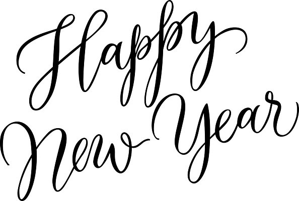 EPS 해외이미지 손글씨 일러스트 글자캘리그라피 사람없음 새해인사 심플 해피뉴이어 레터링 해외일러스트 캘리그라피 새해 인사 파일형식 벡터 이미지허브