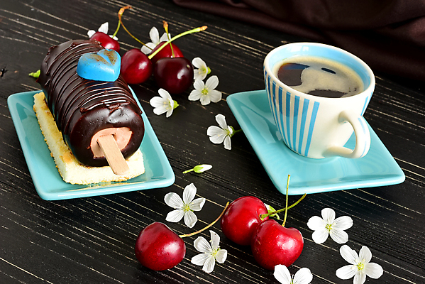 포토 JPG 해외이미지 꽃 커피 티타임 사람없음 초콜릿 체리 달콤 커피잔 초코케이크 해외포토 식물 음료 과일 휴식 디저트 잔 케이크 맛 파일형식 이미지허브