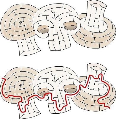 EPS 해외이미지 교육 길 음식 일러스트 게임 퍼즐 만화 그림 미로 해결 구성 쉬운 해외일러스트 놀이 파일형식 벡터 이미지허브