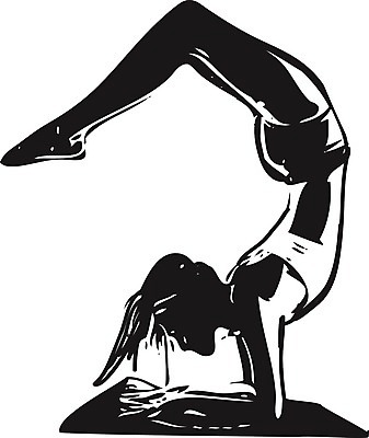 EPS 해외이미지 여자 일러스트 요가 건강 한명 사람 성인 검은색 요가자세 흰색 필라테스 성인여자한명만 해외일러스트 1 웰빙 컬러 포즈 운동 여자한명만 성인여자만 파일형식 벡터 이미지허브