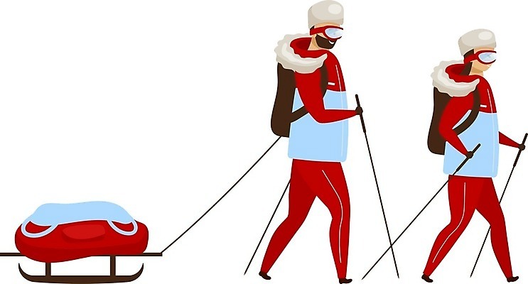 EPS 해외이미지 캐릭터 디자인 여자 남자 여행 백그라운드 컨셉 겨울 일러스트 모션 사람 야외 그래픽 걷기 트래킹 하이킹 추위 탐험 흰색 막대기 그룹 플랫 만화 북극 모험가 배낭여행 빙하 심플 썰매 봉 북쪽 발견 고립 백패커 원정 행진 해외일러스트 일러캐릭터 계절 컬러 레저 극지방 방향 파일형식 벡터 지역 이미지허브
