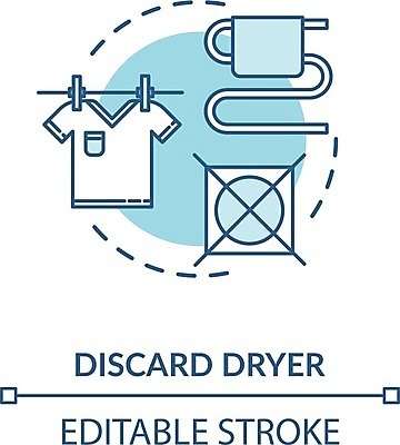 EPS 해외이미지 옷 컨셉 가사 건조 사람없음 기계 건조기 해외일러스트 파일형식 벡터 이미지허브