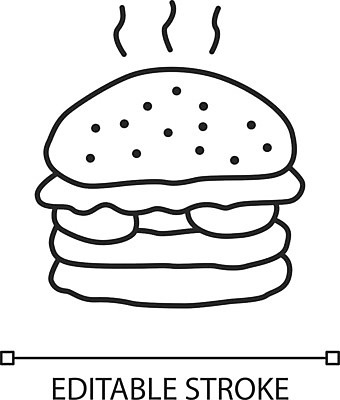 EPS 해외이미지 클립아트 편집 전통 디자인 선 음식 컨셉 일러스트 거리 패스트푸드 육류 미술 픽토그램 식사 웹 햄버거 맛 그릴 낙서 폐기물 먹기 심볼 서비스 사인 속도 그림 윤곽 손그림 칼로리 패티 점심식사 고립 번 얇은 타격 해로움 해외일러스트 빵 인터넷 식재료 모션 주방용품 문화예술 인스턴트 쓰레기 파일형식 벡터 이미지허브