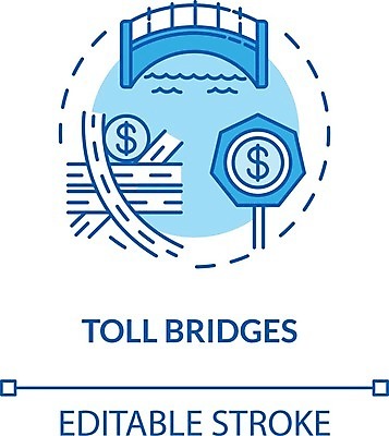 EPS 해외이미지 도로 컨셉 사람없음 고속도로 요금 톨게이트 해외일러스트 길 교통시설 파일형식 벡터 이미지허브