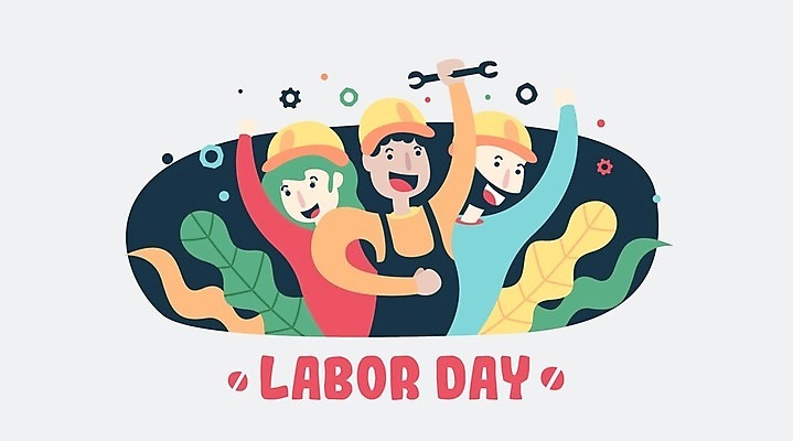 EPS 해외이미지 여자 남자 잎 일러스트 노동자 작업복 웃음 들기 상반신 성인 세명 스패너 안전모 톱니바퀴 근로자의날 성인만 해외일러스트 식물 직업 옷 기념일 모션 표정 사람 공구 헬멧 안전장비 파일형식 벡터 이미지허브