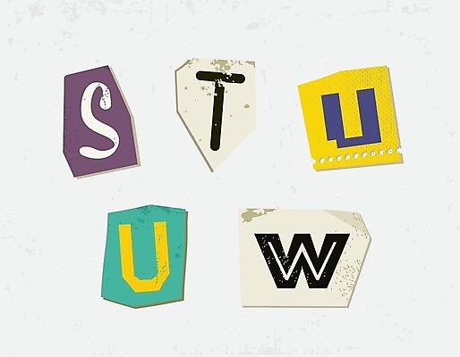 EPS 해외이미지 알파벳 조각 일러스트 타이포그라피 사람없음 세트 모자이크 엘리먼트 해외일러스트 문자 영어 파일형식 벡터 이미지허브