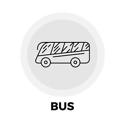 EPS 해외이미지 일러스트 버스 대중교통 사람없음 해외일러스트 육상교통 교통수단 파일형식 벡터 이미지허브