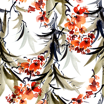 포토 JPG 해외이미지 나무 식물 전통 계절 꽃잎 꽃 줄기 백그라운드 잎 꽃무늬 패턴 일러스트 자연 벽지 수채화 미술 동양인 사람없음 여름 정원 일본 중국 벚꽃 나뭇가지 붓 그림 동쪽 핸드메이드 해외일러스트 아시아 무늬 문화예술 인종 방향 생태계 파일형식 이미지허브