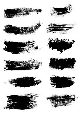 EPS 해외이미지 모양 디자인 배너 선 일러스트 잉크 미술 그래픽 세트 검은색 페인트 고통 붓 얼룩 떨어짐 수집 그림 고립 그런지 엘리먼트 쓰다듬기 디테일 해외일러스트 감정 컬러 컨셉 모션 문화예술 파일형식 벡터 이미지허브