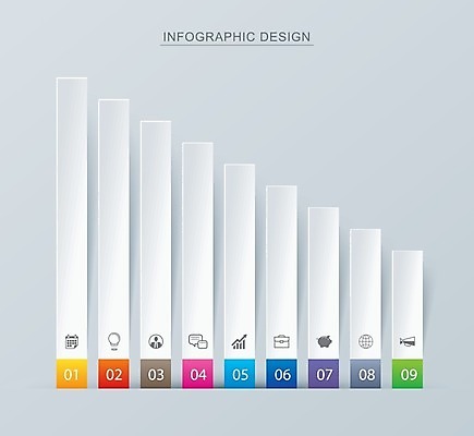 EPS 해외이미지 디자인 일러스트 비즈니스 그래프 사람없음 세트 인포그래픽 정보 엘리먼트 타임라인 해외일러스트 파일형식 벡터 이미지허브