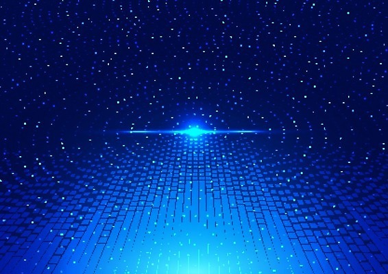 EPS 해외이미지 디자인 백그라운드 일러스트 사람없음 파란색 빛 반짝임 카피스페이스 해외일러스트 컬러 모션 공백 파일형식 벡터 이미지허브