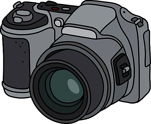 EPS 해외이미지 여행 일러스트 유리 미술 빛 카메라 디지털 검은색 회색 은색 발사 만화 사진사 그림 리포터 해외일러스트 직업 컬러 재질 문화예술 전자제품 작가 파일형식 벡터 이미지허브