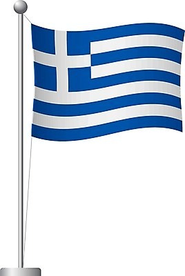 EPS 해외이미지 물결 밧줄 일러스트 서기 축하 깃발 심볼 그리스 사인 깃대 봉 그리스인 전국 해외일러스트 서양인 유럽 줄 컨셉 모션 파일형식 벡터 이미지허브