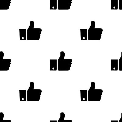 EPS 해외이미지 손 디자인 실루엣 백그라운드 패턴 인터넷 일러스트 통신 웹 엄지손가락 흰색 최고 플랫 땅 심볼 사인 순위 평가 소셜 소셜네트워크 해외일러스트 컬러 무늬 손가락 촬영기법 신체부위 파일형식 벡터 이미지허브