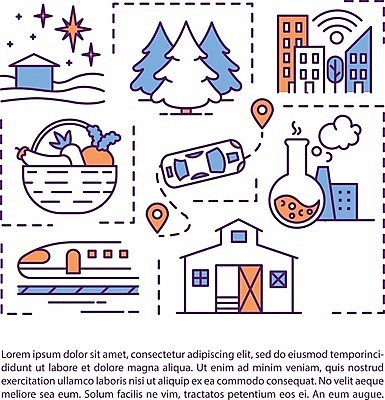 EPS 해외이미지 나무 채소 일러스트 공장 자동차 주택 사람없음 파란색 반짝임 농장 바구니 주황색 시골 도시 라인아트 네비게이션 지하철표 집모양 해외일러스트 모양 식물 선 육상교통 컬러 농업 공업 모션 건물 티켓 파일형식 벡터 이미지허브