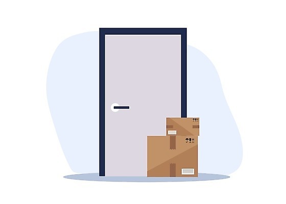 EPS 해외이미지 일러스트 비즈니스 거리 주택 건강 안전 상자 문 터치 금지 화물 바이러스 배달원 보호 질병 위험 고객 서비스 예방 패키지 온라인 판지 고립 매각 전염병 헬프 해외일러스트 직업 컨셉 의학 건물 운송업 도움 파일형식 벡터 이미지허브