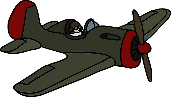 EPS 해외이미지 일러스트 군용기 비행기 사람없음 복고 군용 프로펠러 해외일러스트 항공교통 대중교통 군대 파일형식 벡터 이미지허브