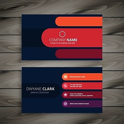 EPS 해외이미지 템플릿 비즈니스 명함 명함템플릿 사람없음 빨간색 세트 남색 브랜딩 컬러 파일형식 벡터 이미지허브