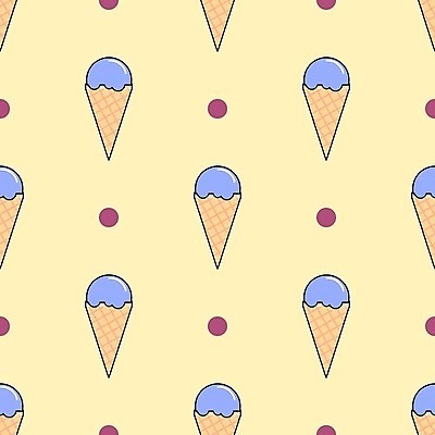 EPS 해외이미지 디자인 음식 분홍색 백그라운드 패턴 일러스트 딸기 디저트 세트 냉동 얼음 추위 대접 달콤 맛 만화 설탕 크림 원뿔 와플 바닐라 해외일러스트 자연요소 도형 컬러 컨셉 무늬 과일 파일형식 벡터 이미지허브