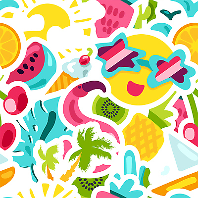 JPG 해외이미지 백그라운드 요트 일러스트 갈매기 딸기 휴가 아이스크림 수박 선인장 사람없음 선글라스 태양 체리 플라밍고 파인애플 이모티콘 스타일 키치 해외일러스트 자연요소 식물 안경 컨셉 배_교통 과일 조류 디저트 열대과일 파일형식 이미지허브