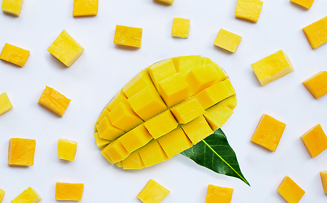 포토 JPG 해외이미지 잎 실내 사람없음 열대과일 흰배경 슬라이스 망고 과일조각 해외포토 식물 조각 백그라운드 과일 내부 흰색 파일형식 이미지허브