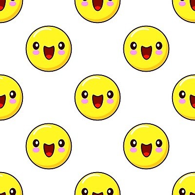 EPS 해외이미지 캐릭터 디자인 행복 감정 얼굴 백그라운드 패턴 일러스트 벽지 사랑 미소 노란색 머리 웹 표현 원형 만화 심볼 사인 이모티콘 엘리먼트 해외일러스트 일러캐릭터 도형 컬러 무늬 인터넷 표정 신체부위 파일형식 벡터 이미지허브