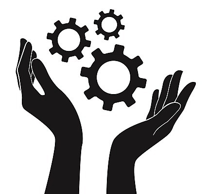 EPS 해외이미지 손 디자인 실루엣 산업 컨셉 일러스트 비즈니스 협력 사람 머리 검은색 힘 기계 과학기술 흰색 잡기 업무 바퀴 원형 엔지니어 심볼 사인 뇌 톱니바퀴 엔진 기어 공학 엘리먼트 콜라보레이션 해외일러스트 도형 교육 컬러 모션 기술 촬영기법 신체부위 작업 기술자 파일형식 벡터 이미지허브