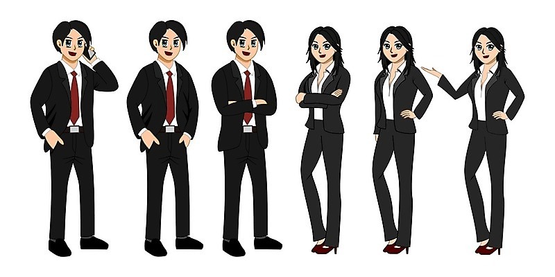 EPS 해외이미지 직업 디자인 여자 남자 행복 포즈 백그라운드 유니폼 일러스트 비즈니스 사업가 성공 노동자 서기 미소 사람 동양인 정장 사무실 흰색 업무 비즈니스맨 비즈니스우먼 자신감 그룹 만화 스마트 경영자 고립 고용 해외일러스트 옷 감정 컬러 컨셉 모션 표정 인종 구직 작업 직장인 리더 채용 파일형식 벡터 이미지허브