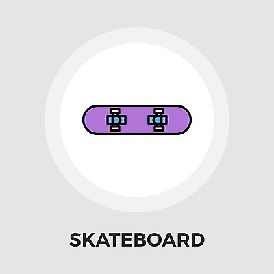 EPS 해외이미지 일러스트 사람없음 스케이트보드 해외일러스트 보드_스포츠 파일형식 벡터 이미지허브