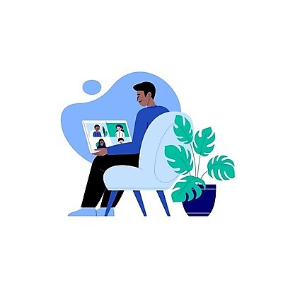 EPS 해외이미지 교육 얼굴 선 인터넷 일러스트 통신 관계 회의 사람 스크린 모니터 모임 업무 네트워크 플랫 바이러스 연결 부름 온라인 동영상 고립 엘리먼트 프리랜서 해외일러스트 직업 비즈니스 모션 신체부위 컴퓨터 작업 파일형식 벡터 이미지허브