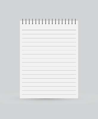 EPS 해외이미지 종이 일러스트 프레임 사람없음 사각형 공백 스프링노트 해외일러스트 도형 공책 파일형식 벡터 이미지허브