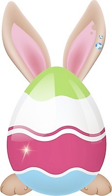 EPS 해외이미지 한마리 일러스트 사람없음 토끼 부활절계란 해외일러스트 1 포유류 부활절 반려동물 계란 파일형식 벡터 이미지허브