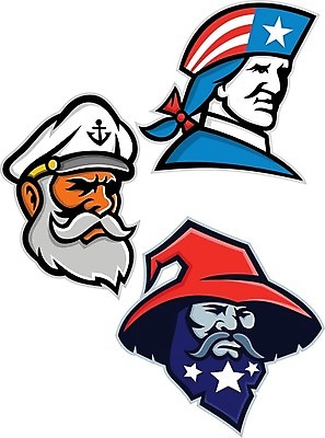 EPS 해외이미지 캐릭터 스포츠 일러스트 수염 그래픽 세트 머리 마법사 만화 수집 심볼 사인 복고 신분 선원 마스코트 옛날 해외일러스트 일러캐릭터 신체부위 파일형식 벡터 이미지허브