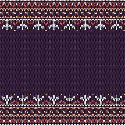 EPS 해외이미지 백그라운드 패턴 일러스트 프레임 따뜻함 사람없음 보라색 뜨개질 니트 질감 디테일 해외일러스트 컬러 상의 무늬 취미 파일형식 벡터 이미지허브