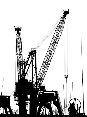 포토 JPG 해외이미지 실루엣 산업 흑백 사람없음 항구 기계 장비 기중기 윤곽 포트 로딩 철강 해외포토 교통시설 촬영기법 중장비 파일형식 이미지허브