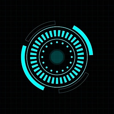 EPS 해외이미지 일러스트 사람없음 디지털 사이버 UI 인터페이스 SF 해외일러스트 파일형식 벡터 이미지허브