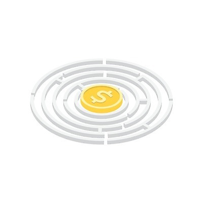 EPS 해외이미지 벽 백그라운드 컨셉 돈 생각 일러스트 비즈니스 성공 아이디어 금융 픽토그램 달러 동전 인포그래픽 게임 퀴즈 플랫 선택 목표 계획 만화 위협 상패 스마트 사인 검색 기회 문제 미로 해결 빚 고립 골 루트 방법 해외일러스트 놀이 경제 재산 상_우승 파일형식 벡터 이미지허브