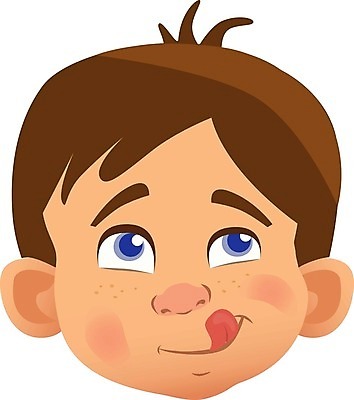 EPS 해외이미지 캐릭터 응시 남자 감정 얼굴 어린이 일러스트 사람 소년 10대 머리 플랫 만화 혀 고립 아바타 표현성 해외일러스트 일러캐릭터 시선 청소년 신체부위 입 파일형식 벡터 이미지허브