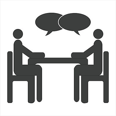 EPS 해외이미지 남자 일러스트 회사 비즈니스 탁자 협력 설계 아이디어 대화 사람 앉기 사무실 검은색 정보 비즈니스맨 그룹 작업실 토론 심볼 윤곽 커뮤니티 골 해외일러스트 컬러 가구 컨셉 모션 말하기 직장인 파일형식 벡터 이미지허브
