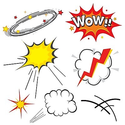 EPS 해외이미지 모양 구름 별 일러스트 꼬리표 라벨 소리 거품 표현 수증기 위험 시원함 폭발 폭탄 만화 복고 코믹 볼트 풍선 파열 엘리먼트 효과 해외일러스트 자연요소 컨셉 프레임 공구 폭발물 파일형식 벡터 이미지허브