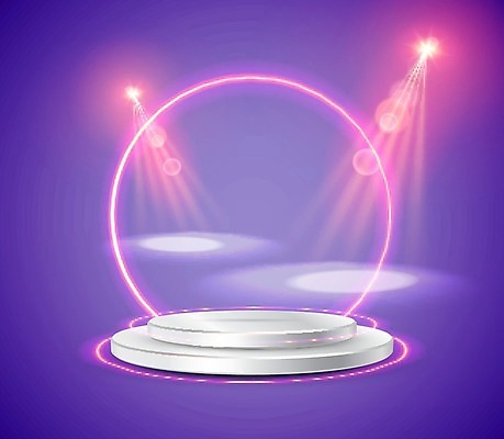 EPS 해외이미지 디자인 배너 별 백그라운드 일러스트 비즈니스 성공 추상 프레임 미술 이벤트 그래픽 장식 빛 파티 3D 콘서트 무대 램프 축하 춤 우승 원형 발표 야간 극장 받침대 디스코 네온 쇼 장면 스포트라이트 단상 대회 빛망울 광 승자 지휘대 챔피언 해외일러스트 자연요소 도형 음악 컨셉 무늬 문화예술 조명 공연 최고 디지털합성 파일형식 벡터 이미지허브