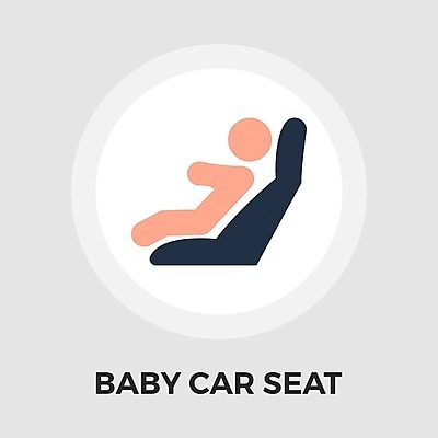 EPS 해외이미지 일러스트 사람모양 사람없음 보호 교통안전 어린이보호 카시트 해외일러스트 모양 컨셉 의자 안전 파일형식 벡터 이미지허브