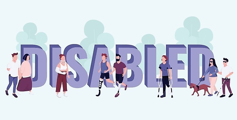 EPS 해외이미지 캐릭터 라이프스타일 디자인 배너 포스터 백그라운드 컨셉 신체 일러스트 텍스트 추상 미술 사람 타이포그라피 그래픽 파란색 단어 인포그래픽 플랫 장애인 만화 휠체어 테라피 타입 장애 골절 구성 소셜 시각장애인 재활 지원 평등 헤딩 레터링 필요 해외일러스트 일러캐릭터 문자 컬러 무늬 의학 문화예술 생활 치료 뷰티 축구 파일형식 벡터 이미지허브