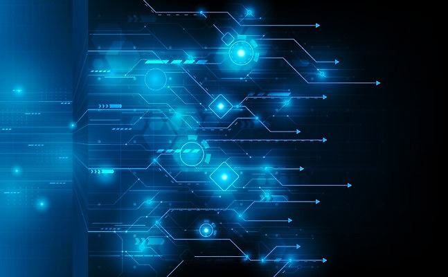 EPS 해외이미지 선 일러스트 사람없음 그래픽 파란색 빛 글로벌 디지털 검은색 점 네트워크 해외일러스트 컬러 파일형식 벡터 이미지허브