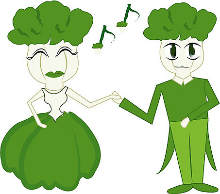 EPS 클립아트 식물 캐릭터 커플 여자 남자 채소 일러스트 식재료 노래 상상 자연 사람없음 배추 일러캐릭터 음악 관계 사람 생태계 파일형식 벡터