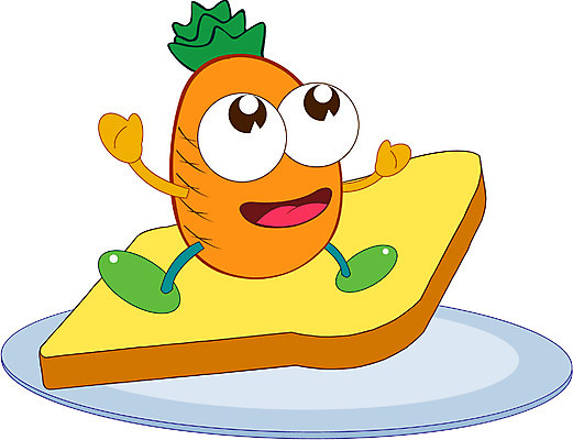 EPS 클립아트 식물 캐릭터 그릇 접시 열매 음식 빵 과일 일러스트 상상 디저트 사람없음 식빵 파인애플 제빵 토스트 과일캐릭터 파인애플캐릭터 일러캐릭터 식기 제과제빵 열대과일 파일형식 벡터